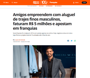 Reportagem na Pequenas Empresas & Grandes Negócios